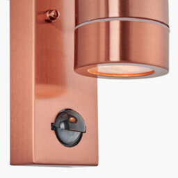 Pacific Lifestyle Dual Copper Pir Wall Light Outdoor Garden Metal Wall Lights - thumbnail 7