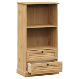 Berkfield Bookcase Vigo 60X35X114.5 Cm Solid Wood Pine - thumbnail 5