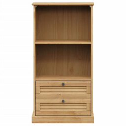 Berkfield Bookcase Vigo 60X35X114.5 Cm Solid Wood Pine - thumbnail 4
