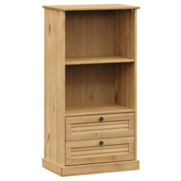 Berkfield Bookcase Vigo 60X35X114.5 Cm Solid Wood Pine - thumbnail 2
