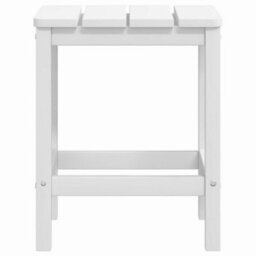 Berkfield Garden Adirondack Table White 38X38X46 Cm Hdpe - thumbnail 5