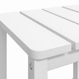 Berkfield Garden Adirondack Table White 38X38X46 Cm Hdpe - thumbnail 6