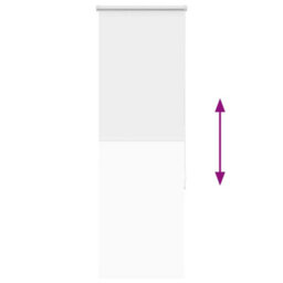 Berkfield Roller Blind Blackout White 50X175 Cm Fabric Width 45.7 Cm Polyester - thumbnail 9