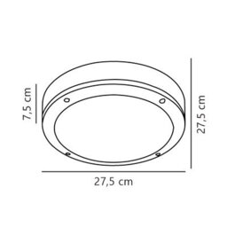 Nordlux Desi Outdoor Aluminium Ceiling Light Dual Mount Black,mains - thumbnail 5