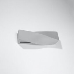 Luminosa Lighting Luminosa Sigma Up & Down Twist Wall Lights Grey E27