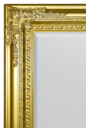 Mirroroutlet Caspian Vintage Gold Antique Design Full Length Mirror 178 X 87 Cm - thumbnail 4