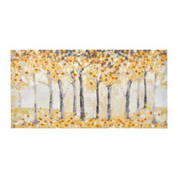 Arthouse Tree Ochre Canvas Art (H)40Cm X (W)80Cm - thumbnail 1