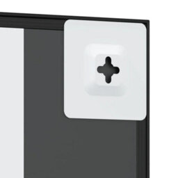 Vidaxl Wall Mirror Black 30X60 Cm Rectangle Iron - thumbnail 6