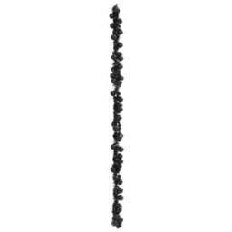 Vidaxl Christmas Ball Garland Black 186 Cm Polystyrene - thumbnail 4