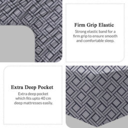 Lazzaro Luxury Double Fitted Sheet Extra Deep 40Cm Pocket Premium Brushed Microfibre Ultrasoft Fade Resistant - thumbnail 6
