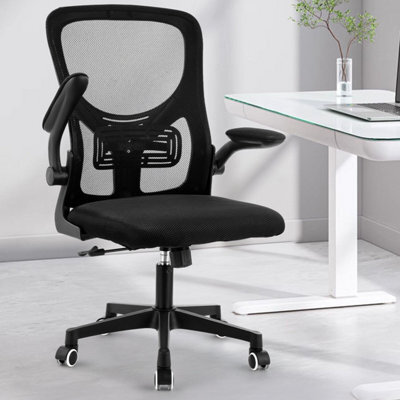 Mesh Office Chair Ergonomic 360 Degree Swivel Lift Computer Desk Adjustable Height Uk - image 1