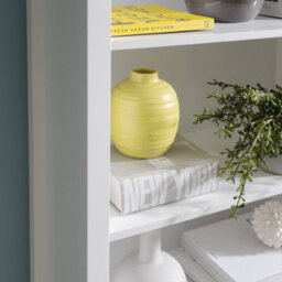 Nöa & Nani Noa & Nani 5 Tier Tall Bookcase In Classic White Hemming - thumbnail 3