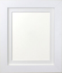 Frames By Post Metro White Frame With White Mount A2 Image Size A3 - thumbnail 1