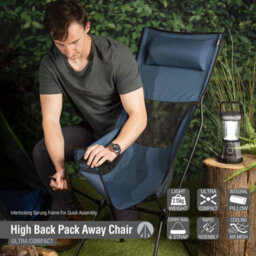 Folding Outdoor Chair With Carry Bag Green, Pack Away Easy, Durable - thumbnail 6