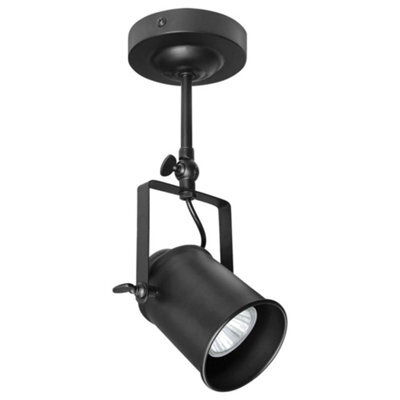 Long Life Lamps Company Black Adjustable Retro Industrial Ceiling Spot Light Metal Finish M0072 - image 1