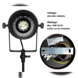 Long Life Lamps Company Black Adjustable Retro Industrial Ceiling Spot Light Metal Finish M0072 - thumbnail 5