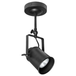 Long Life Lamps Company Black Adjustable Retro Industrial Ceiling Spot Light Metal Finish M0072 - thumbnail 1