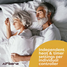 Airsenz Comfort Fleece Fully Fitted Double Electric Blanket With Dual Controls - 9 Heat Settings And 12 Hour Timer - thumbnail 7