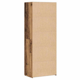 Berkfield Highboard Old Wood 70X42.5X185 Cm Engineered Wood - thumbnail 8