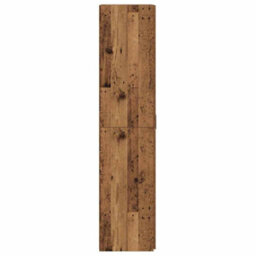 Berkfield Highboard Old Wood 70X42.5X185 Cm Engineered Wood - thumbnail 7