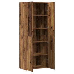 Berkfield Highboard Old Wood 70X42.5X185 Cm Engineered Wood - thumbnail 5