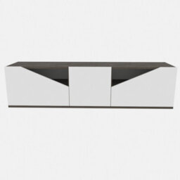 Decorotika Carson Tv Stand Tv Unit For Tv's Up To 72 Inch Wenge White - thumbnail 5