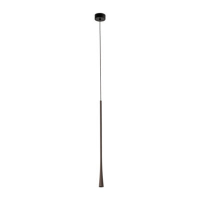 Luminosa Lighting Luminosa Diana 60 Integrated Led Pendant Ceiling Light Dark Brown 2700K