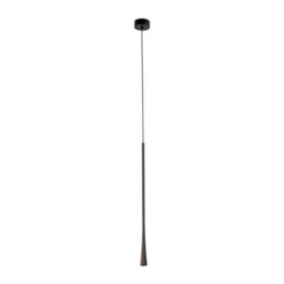 Luminosa Lighting Luminosa Diana 60 Integrated Led Pendant Ceiling Light Dark Brown 2700K