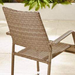 Furniturebox Antigua Rattan Round Garden Table & Chairs, 4 Seater Beige Garden Dining Set Patio Outdoor Table & Chairs  +Cover - thumbnail 4