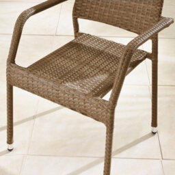 Furniturebox Antigua Rattan Round Garden Table & Chairs, 4 Seater Beige Garden Dining Set Patio Outdoor Table & Chairs  +Cover - thumbnail 5