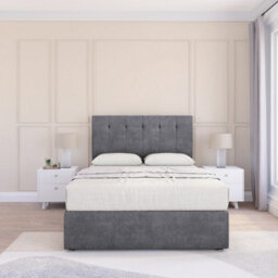 "Sloomy 4Ft Highbury Divan Bed Base Armour Coinston ,4 Drawers & 26"" Struts Headboard - Small Double" - thumbnail 2