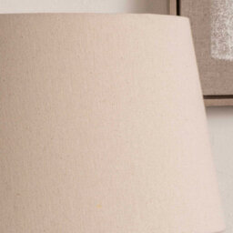 Pacific Lifestyle Coast 30Cm Cream Calico Tapered Shade - thumbnail 2