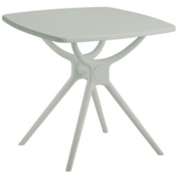 Wyld Haus Chalencon French Grey Square Outdoor Plastic Dining Table 800X730mm - thumbnail 3