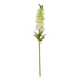 Hill Interiors Elatum Delphinium Artificial Flower White (One Size) - thumbnail 1
