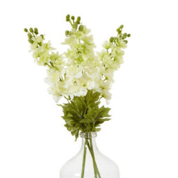 Hill Interiors Elatum Delphinium Artificial Flower White (One Size) - thumbnail 3