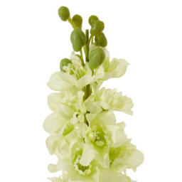 Hill Interiors Elatum Delphinium Artificial Flower White (One Size) - thumbnail 2