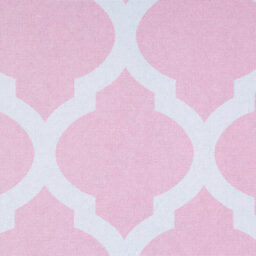 Wyld And Coco Pink Round Pouffe With Chevron Pattern And Hidden Storage, W35 X D35 X H30Cm - thumbnail 6