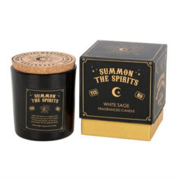Something Different Summon The Spirits White Sage Talking Board Scented Candle Black/brown/white (One Size) - thumbnail 2