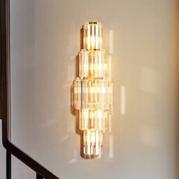 Vrygle 20X78Cm Modern Led Wall Lamp Living Room Crystal Wall Light Bedroom Bedside Wall Sconce - thumbnail 8