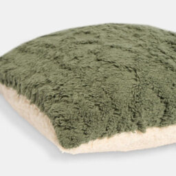 OHS 2 Pack Soft Cosy Cable Knit Design Decorative Square Cushion Covers, Woodland Green - thumbnail 2