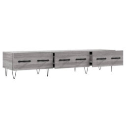 Berkfield Sturdy Tv Cabinet Grey Sonoma 150X36X30 Cm Engineered Wood - thumbnail 6