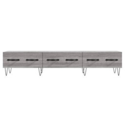 Berkfield Sturdy Tv Cabinet Grey Sonoma 150X36X30 Cm Engineered Wood - thumbnail 5