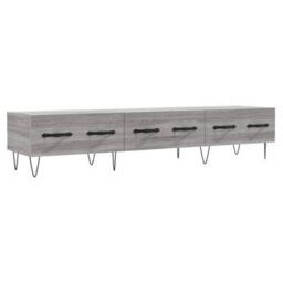 Berkfield Sturdy Tv Cabinet Grey Sonoma 150X36X30 Cm Engineered Wood - thumbnail 1