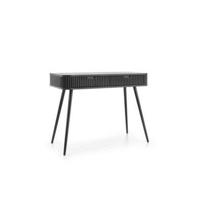 Arte Sophisticated Zova Desk H800mm W1030mm D490mm In Midnight Black - Sleek Workspace Solution - image 1