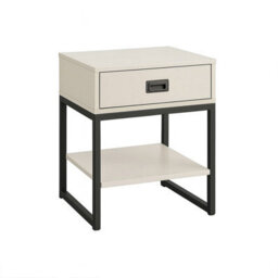 Melody Maison One Drawer Bedside Table - Elle Black Stone Range - thumbnail 6