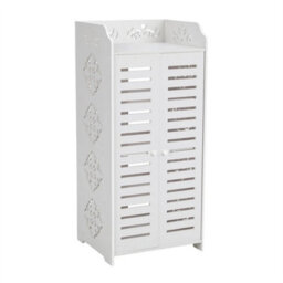5 Tier Wooden Shoe Rack Storage Shelf Unit Cabinet Organiser Footwear Stand - thumbnail 1