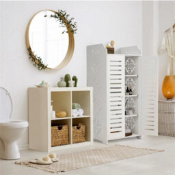 5 Tier Wooden Shoe Rack Storage Shelf Unit Cabinet Organiser Footwear Stand - thumbnail 4
