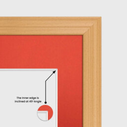 AK Frames 40X20Cm Country Pine Classic Multi Photo Frame With Poppy Red Mount - Holds 3 Apertures (3X) 6X4 Photos - thumbnail 7