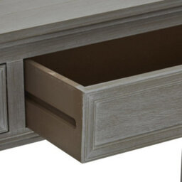 Hill Interiors The Serene Collection Two Drawer Console Table - Wood - L26 X W110 X H86 Cm - Grey - thumbnail 2