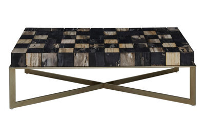 Orsina Relic Coffee Table With Brass Finish - image 1